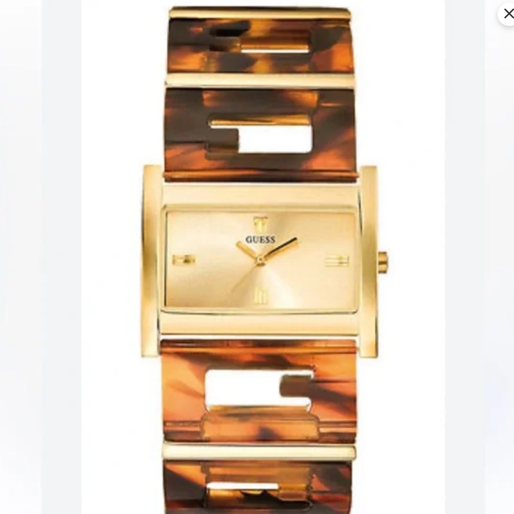 Guess Gold and Tortoise shell  Women's Watch. NEW